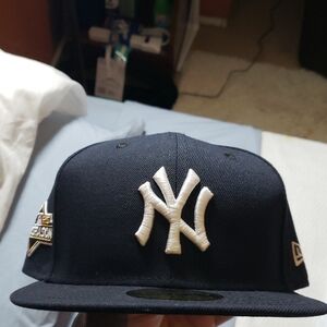New Era Dark Blue Cap with White Logo